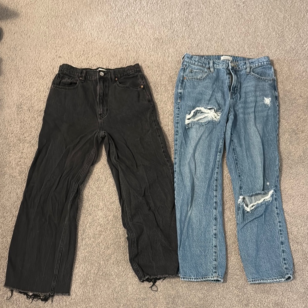 2 pairs of pacsun women’s mom jeans